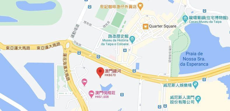澳門銀河娛樂城位置